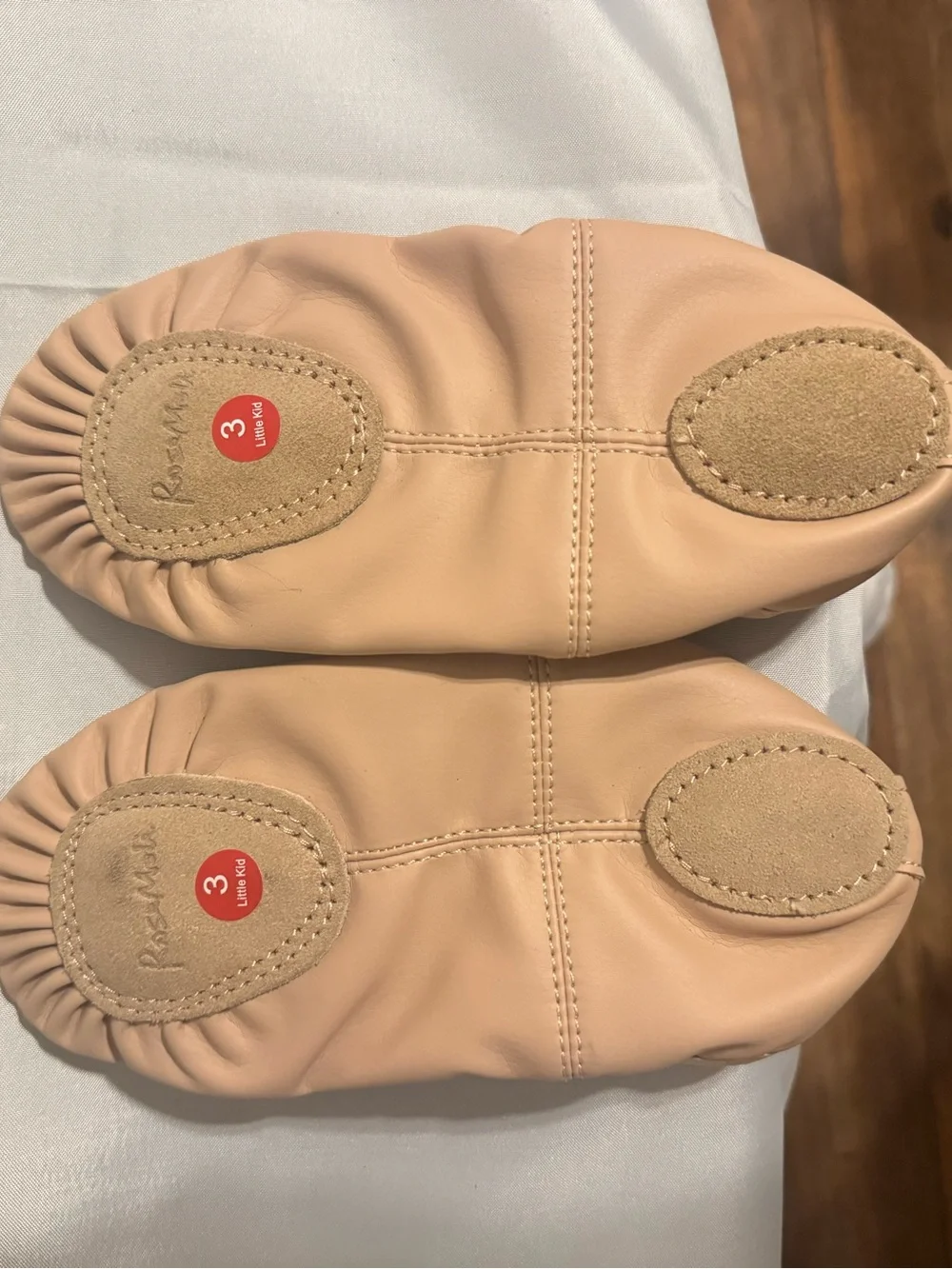 Kids Ballet Slip-On Dance Shoes in Nude